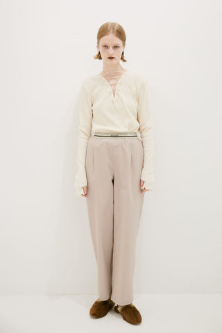 《予約》LACE UP THERMAL TOPS