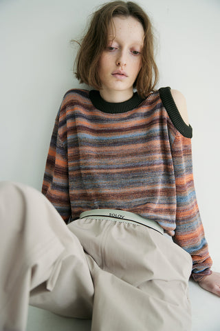 《予約》TWO FACE MIX KNIT