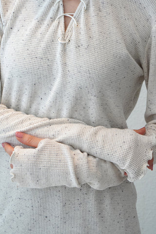 《予約》LACE UP THERMAL TOPS