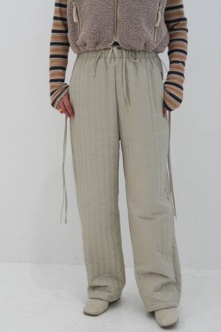 《追加予約》QUILTING USUAL PANTS