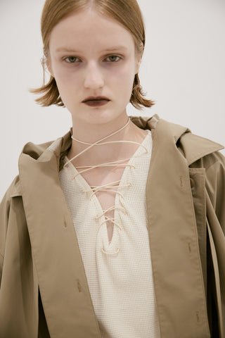 《予約》LACE UP THERMAL TOPS