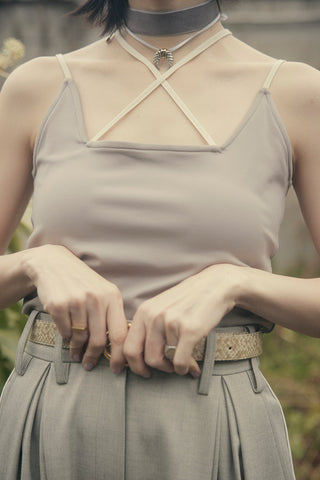 DOUBLE CROSS SWIM CAMI