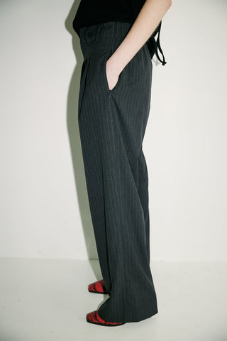 《予約》STRIPE EASY WIDE PANTS