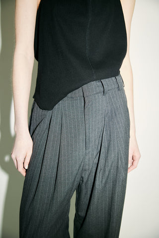 《予約》STRIPE EASY WIDE PANTS