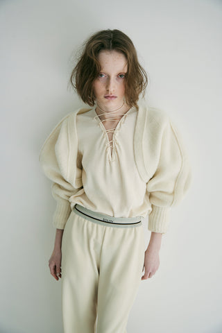 《予約》LACE UP THERMAL TOPS