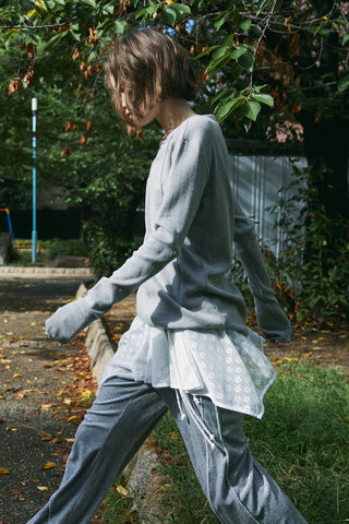 LACE UP THERMAL TOPS