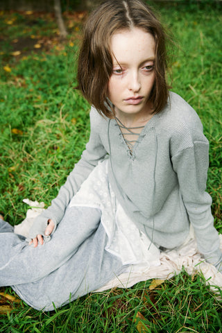 LACE UP THERMAL TOPS