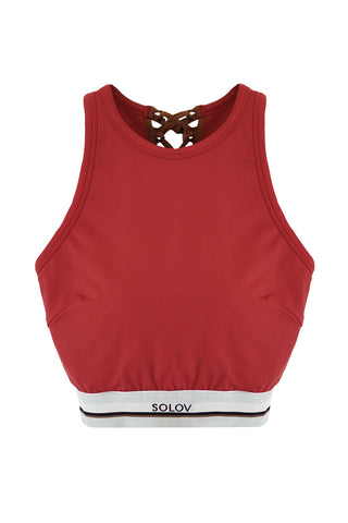 LACE UP SWIM TANK