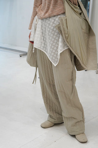 《追加予約》QUILTING USUAL PANTS