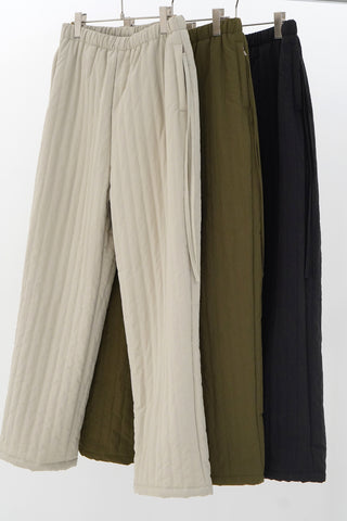 《追加予約》QUILTING USUAL PANTS