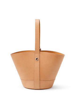 《予約》SOFIA SHOULDER TOTE IN TAN LEATHER