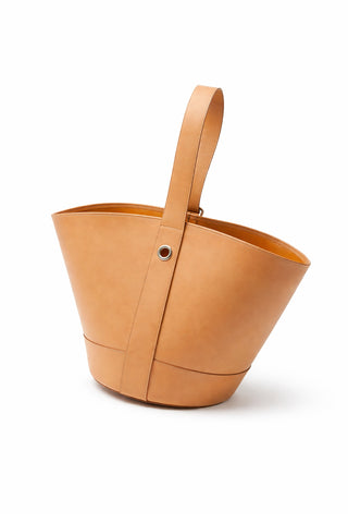 《予約》SOFIA SHOULDER TOTE IN TAN LEATHER