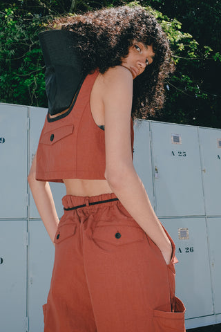 《ARCHIVE SALE》YIN-YANG POCKET BUSTIER (30%OFF)