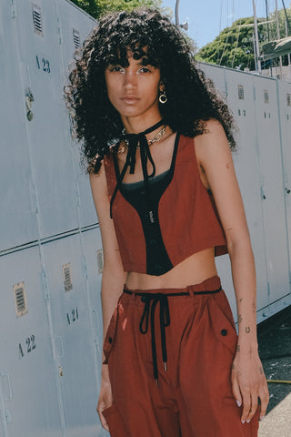 《ARCHIVE SALE》YIN-YANG POCKET BUSTIER (30%OFF)