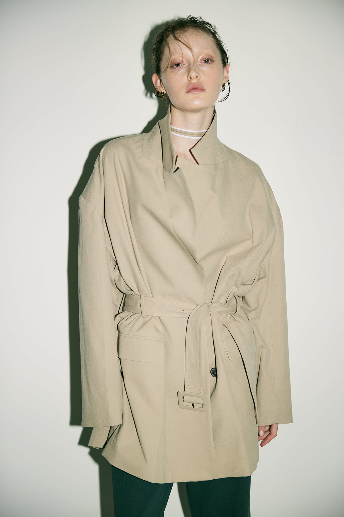 ジャケット・アウター SOLOV OVERSIZED BELTED JACKET Outer – SOLOV