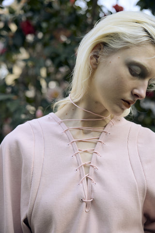 FOLD LACE UP TOPS