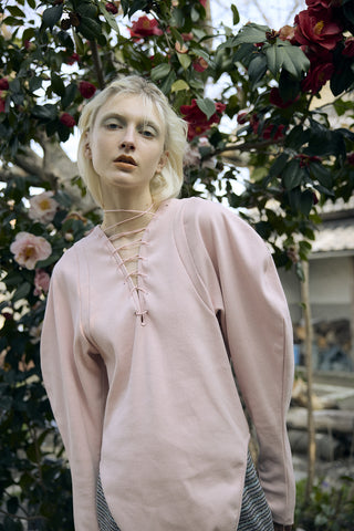 FOLD LACE UP TOPS