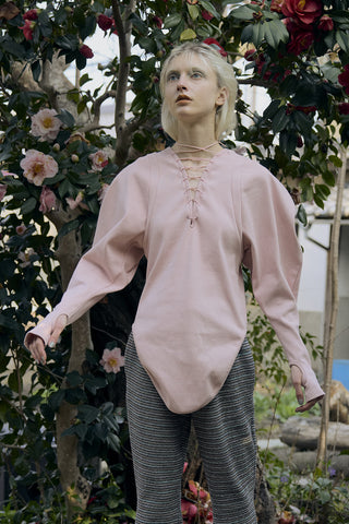 FOLD LACE UP TOPS