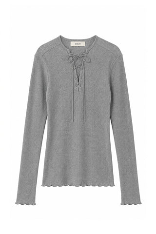 《予約》LACE UP THERMAL TOPS