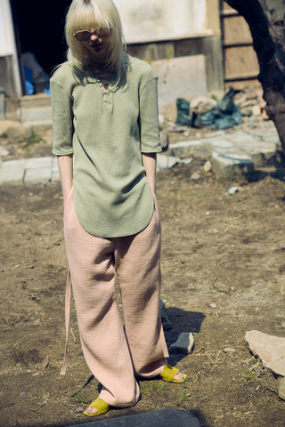 《予約》LACE-UP THERMAL 1/2 SLEEVE