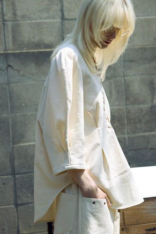 《予約》BREEZE LACE-UP BLOUSE