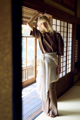 《予約》SOLOV FLOW WRAP SKIRT & HOODIE