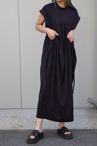 SHIRRING SWIM DRESS