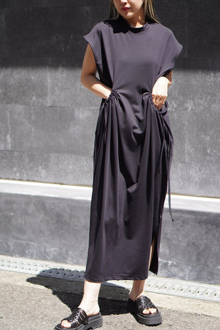 SHIRRING SWIM DRESS