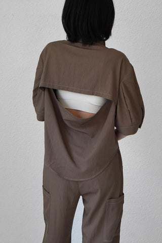 《ARCHIVE SALE》BACK OPEN WORK SHIRT (40%OFF)