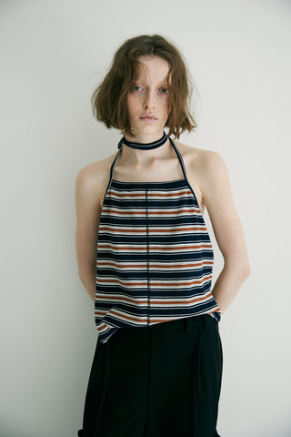 《追加予約》DUAL RIBBON CAMI (BORDER)