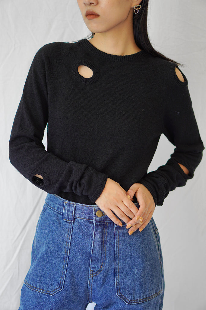 MIND PEEPHOLE KNIT