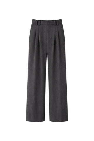 STRIPE EASY WIDE PANTS