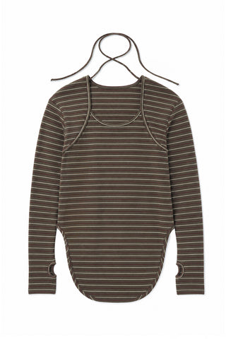 《予約》LAYERED LONG TIE TOPS