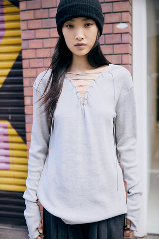 《予約》LACE UP THERMAL TOPS