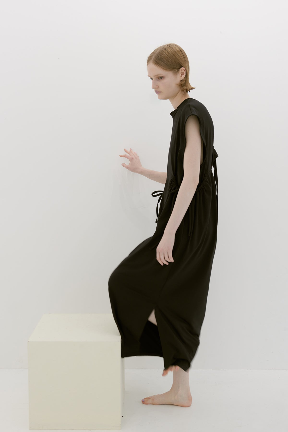 専用！solov SUMMER TRIM DRESS 黒 サイズ1 SOLOV ソロヴ SUMMER TRIM DRESS 1 レディース