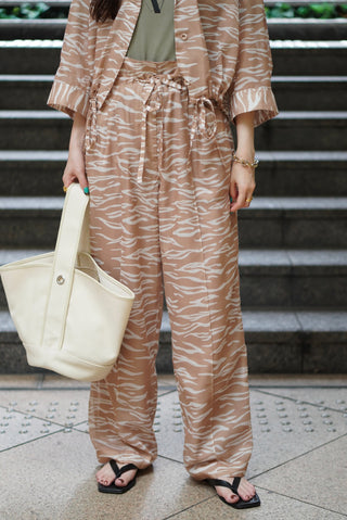 《ARCHIVE SALE》SHEER ZEBRA WIDE PANTS (40%OFF)