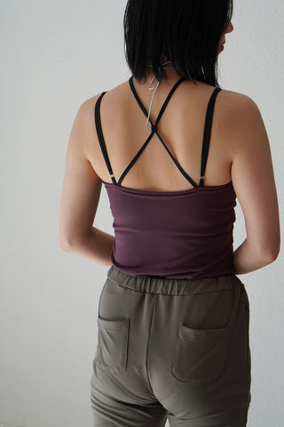DOUBLE CROSS SWIM CAMI