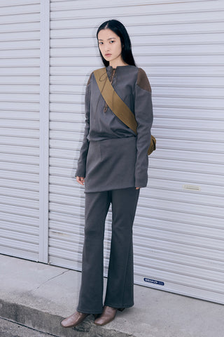 《予約》TRACE LACE-UP TOPS