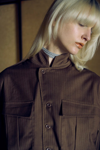 《予約》PINSTRIPE KATE SHIRT