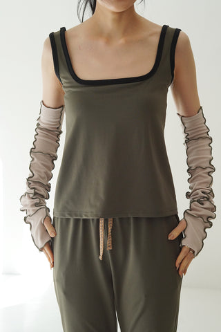《予約》DAY & SWIM BACK RIBBON TANK