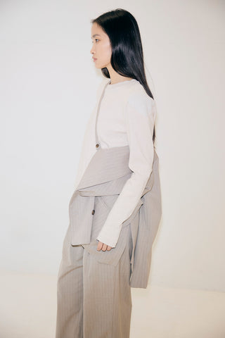 《予約》TRACE LACE-UP TOPS