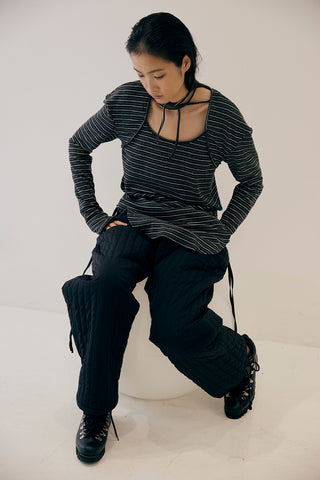 《予約》LAYERED LONG TIE TOPS