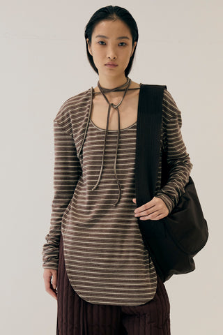 《予約》LAYERED LONG TIE TOPS