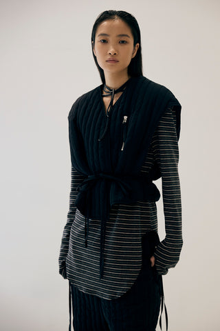 《予約》LAYERED LONG TIE TOPS