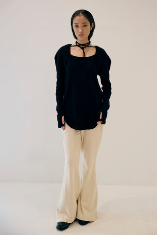 《予約》LAYERED LONG TIE TOPS