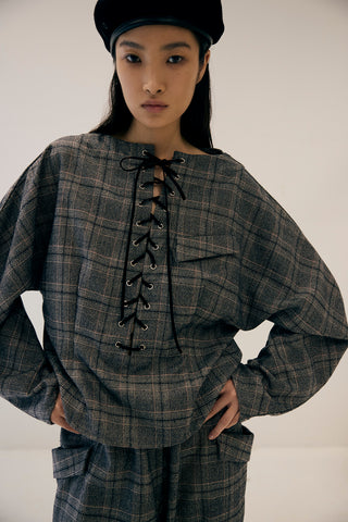 《予約》PASSENGER LACE-UP TOPS