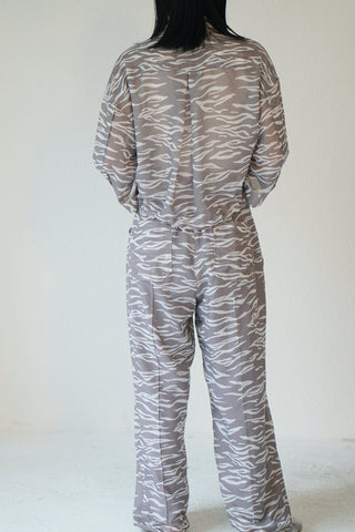 《ARCHIVE SALE》SHEER ZEBRA WIDE PANTS (40%OFF)