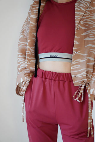 LACE UP SWIM TANK