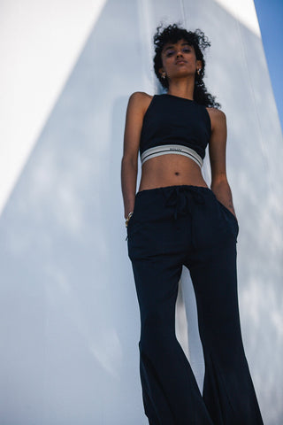 LACE UP SWIM TANK