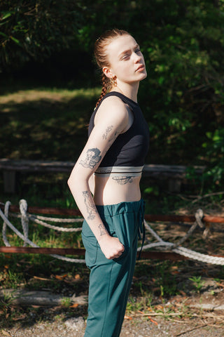 LACE UP SWIM TANK